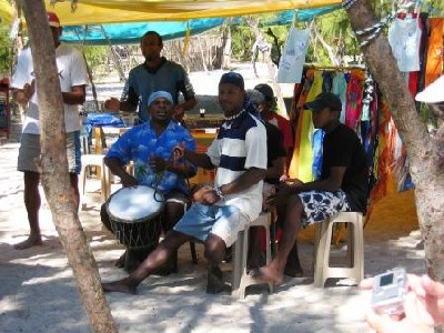 Mauritianer, beim Sega, der Landestypischen Musik